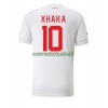 Maillot de Supporter Suisse Granit Xhaka 10 Extérieur Coupe du Monde 2022 Pour Homme